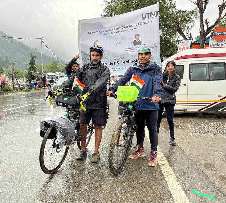 Professors from IIT Bombay and IIT Indore Undertake 15-Day Cycling ...
